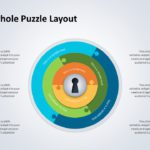 6 Piece Puzzle PowerPoint Template