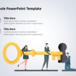 Keyhole Infographic 06 PowerPoint Template & Google Slides Theme