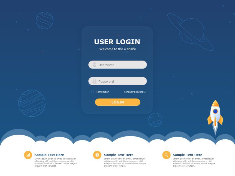 Log In 01 PowerPoint Template