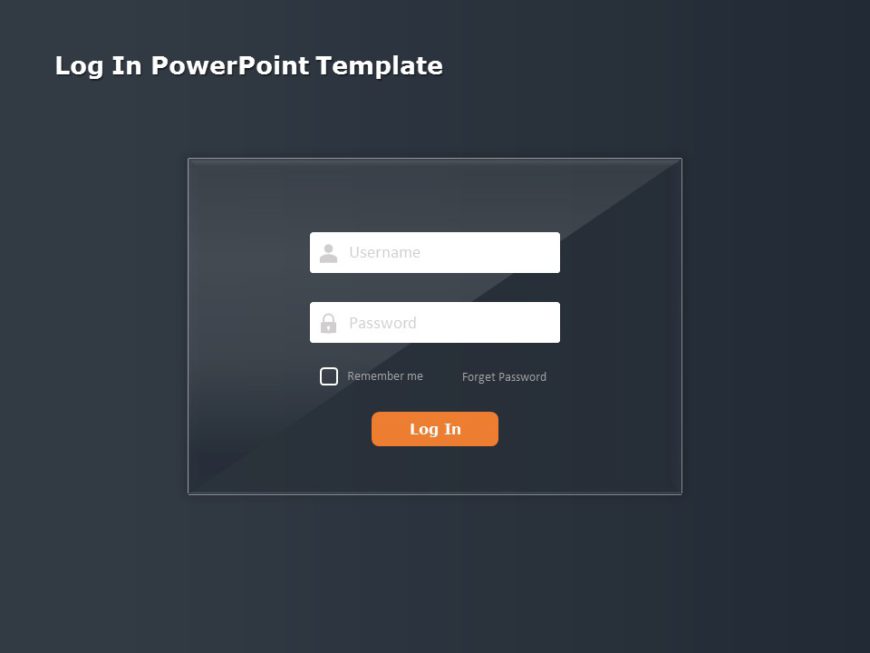 Log In 02 PowerPoint Template
