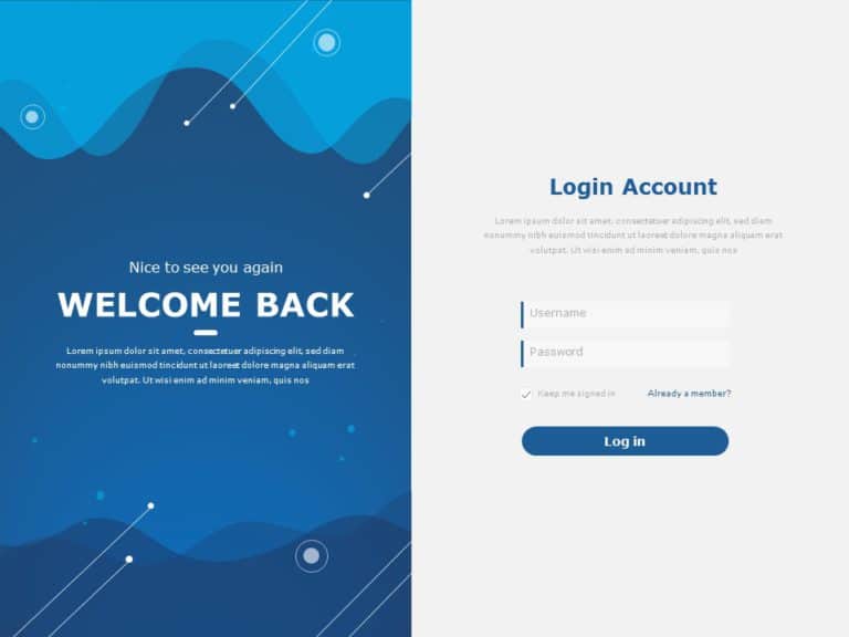 Log In 05 PowerPoint Template