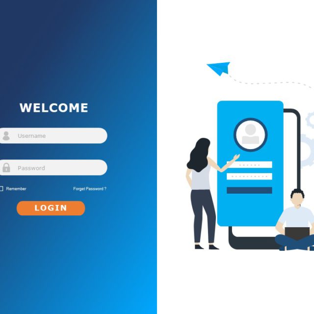 Log In 07 PowerPoint Template