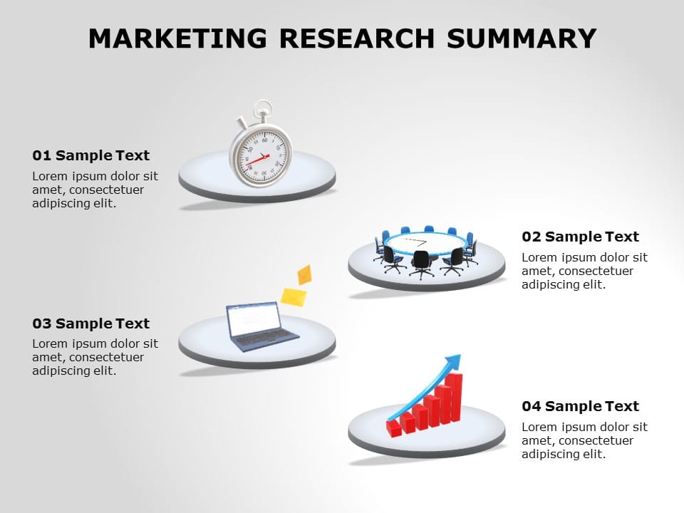 Market Research Summary PowerPoint Template
