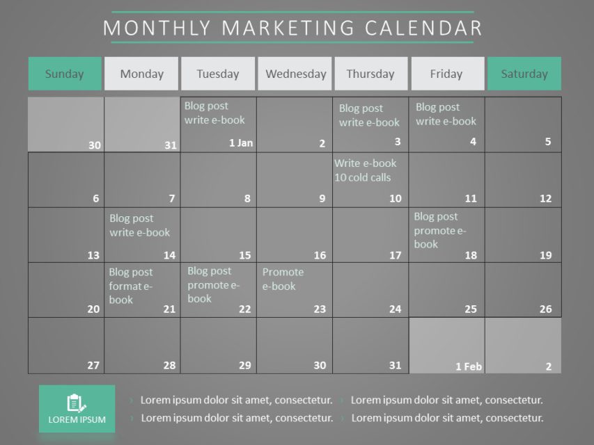 Top Marketing Calendar Templates For PowerPoint SlideUpLift Top Marketing Calendar Templates For PowerPoint SlideUpLift