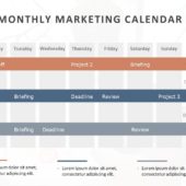 Marketing Calendar 02 PowerPoint Template