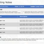 Meeting Notes 04 PowerPoint Template & Google Slides Theme