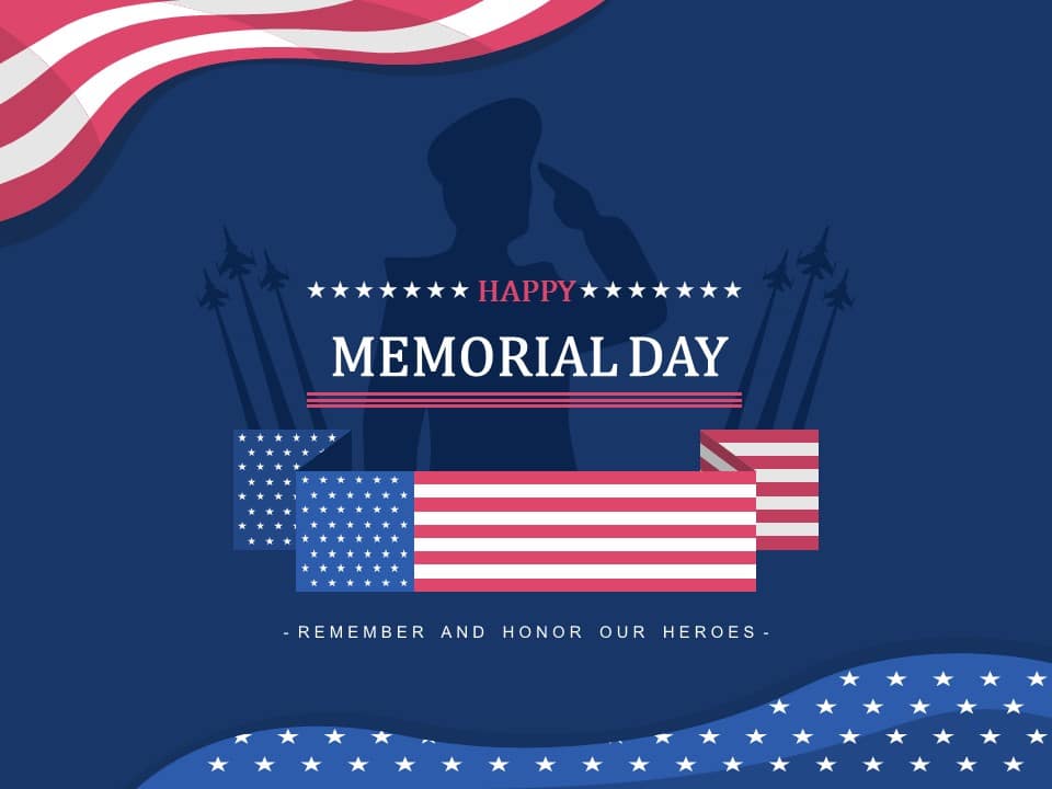 Memorial Day 07 PowerPoint Template & Google Slides Theme