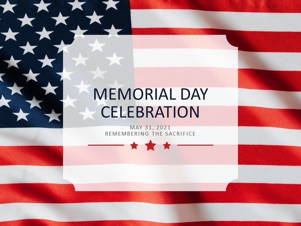Memorial Day 08 PowerPoint Template