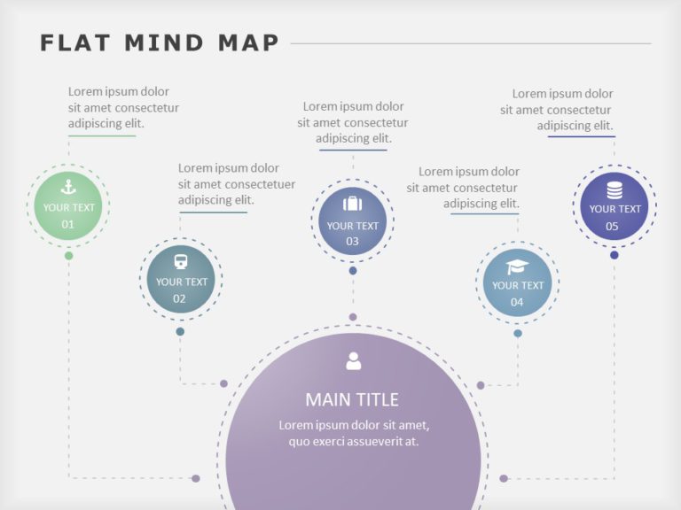 Mind Maps 04 PowerPoint Template