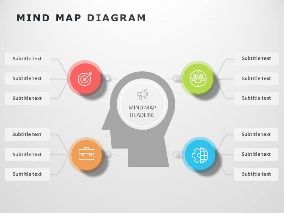 Mind Maps 07 PowerPoint Template