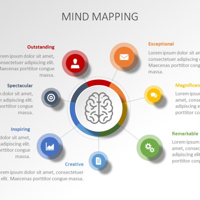 Mind Maps 09 PowerPoint Template