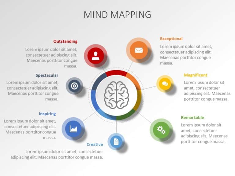 Mind Maps 08 PowerPoint Template & Google Slides Theme