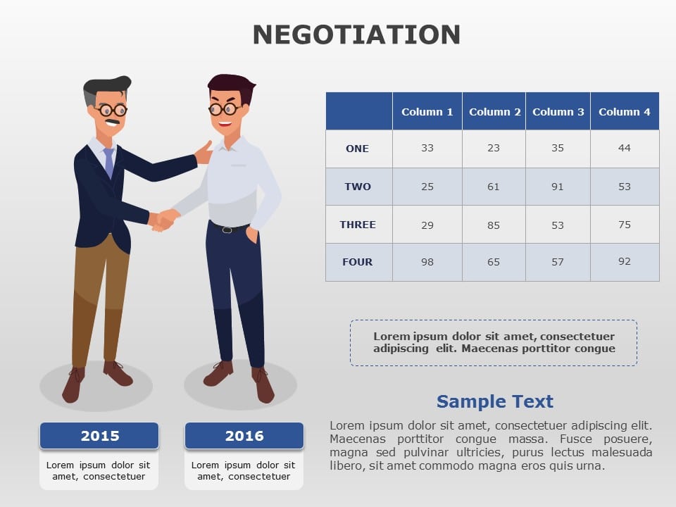 Negotiation 02 PowerPoint Template