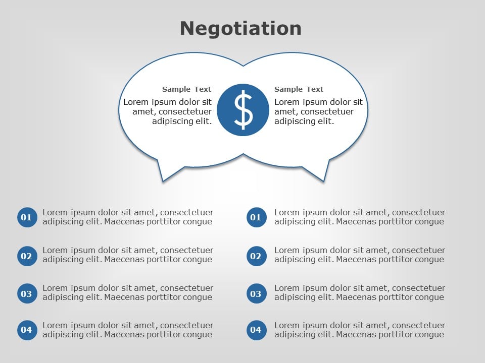 Negotiation 05 PowerPoint Template