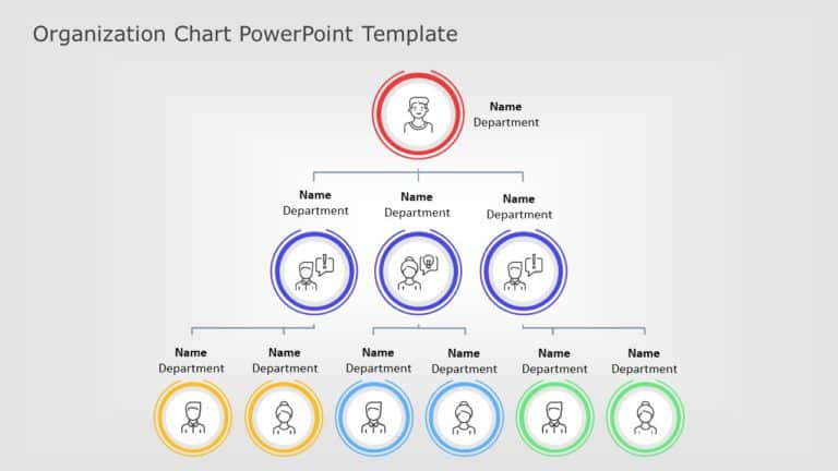 organization chart 03 PowerPoint Template & Google Slides Theme