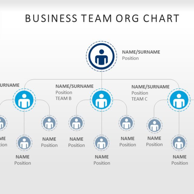 organization chart 01 PowerPoint Template