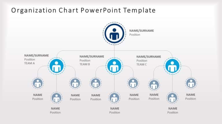 organization chart 04 PowerPoint Template & Google Slides Theme