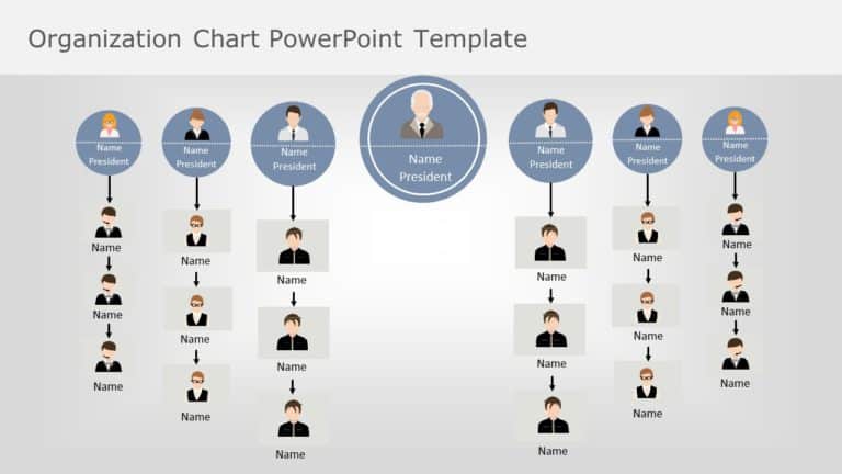 organization chart 08 PowerPoint Template & Google Slides Theme