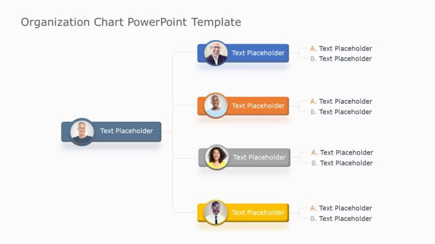 organization chart 10 PowerPoint Template