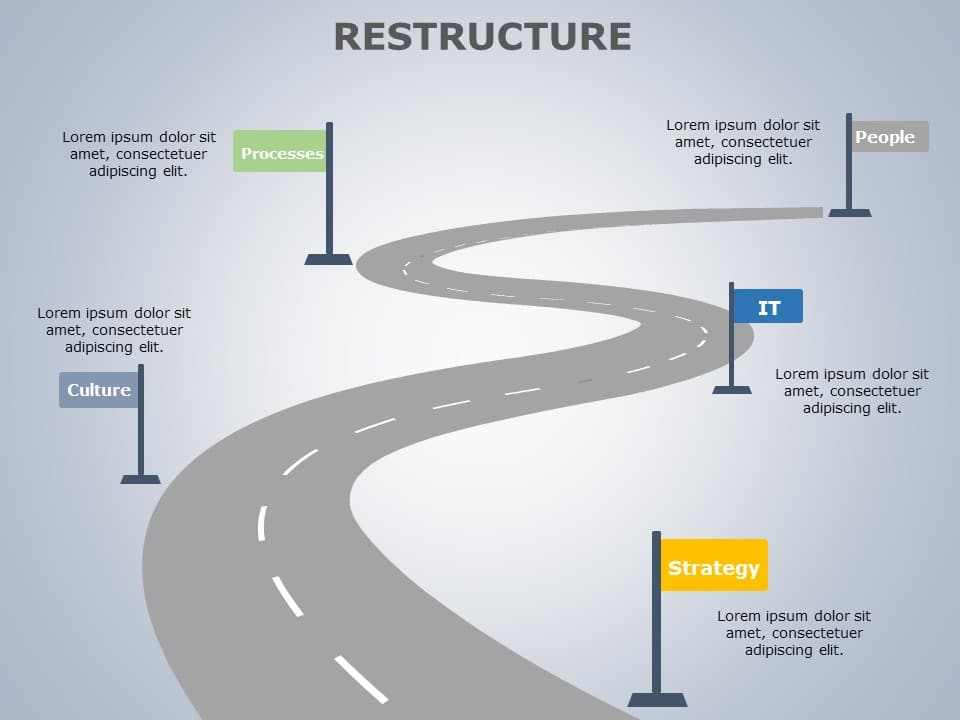 Organization Restructure 04 PowerPoint Template & Google Slides Theme