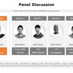 Panel Discussion 01 PowerPoint Template & Google Slides Theme