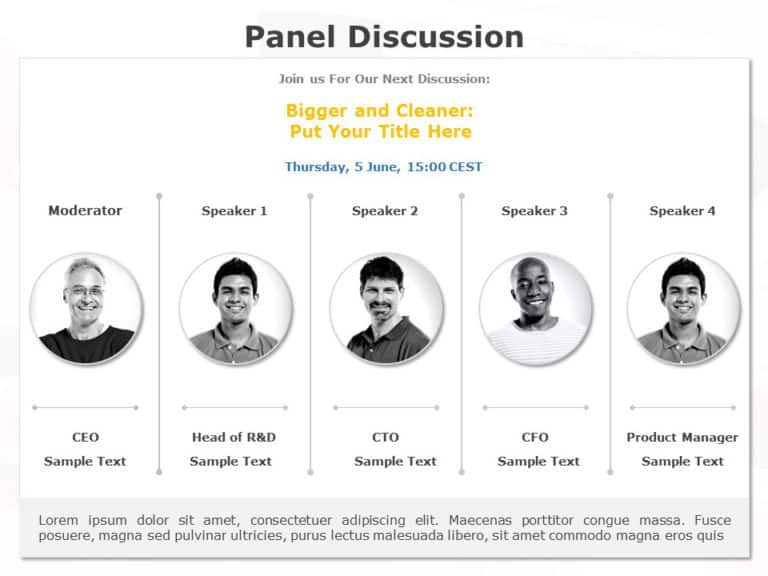 Panel Discussion 02 PowerPoint Template