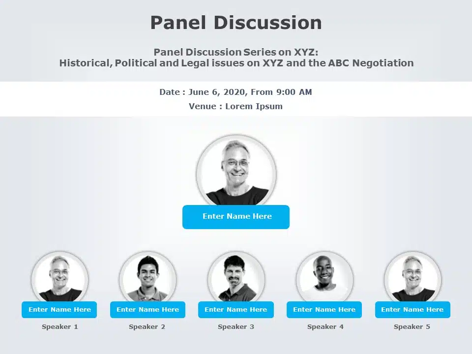 Panel Discussion 03 PowerPoint Template