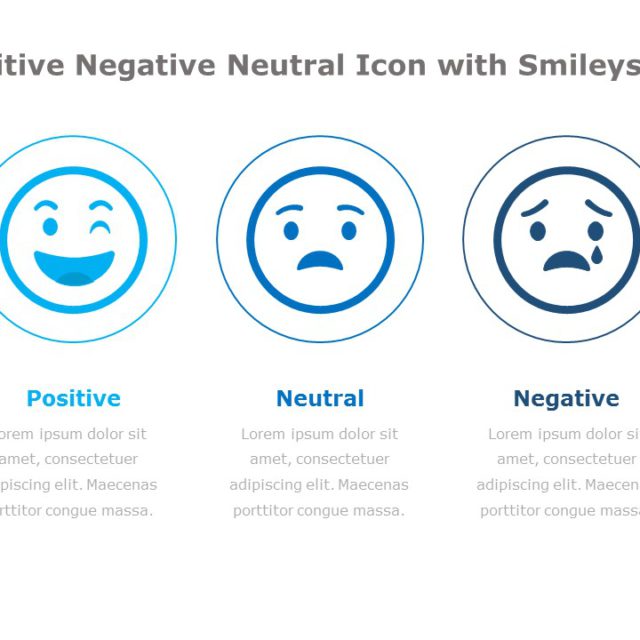 Positive Negative Neutral 06 PowerPoint Template
