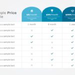 Pricing Table 01 PowerPoint Template & Google Slides Theme