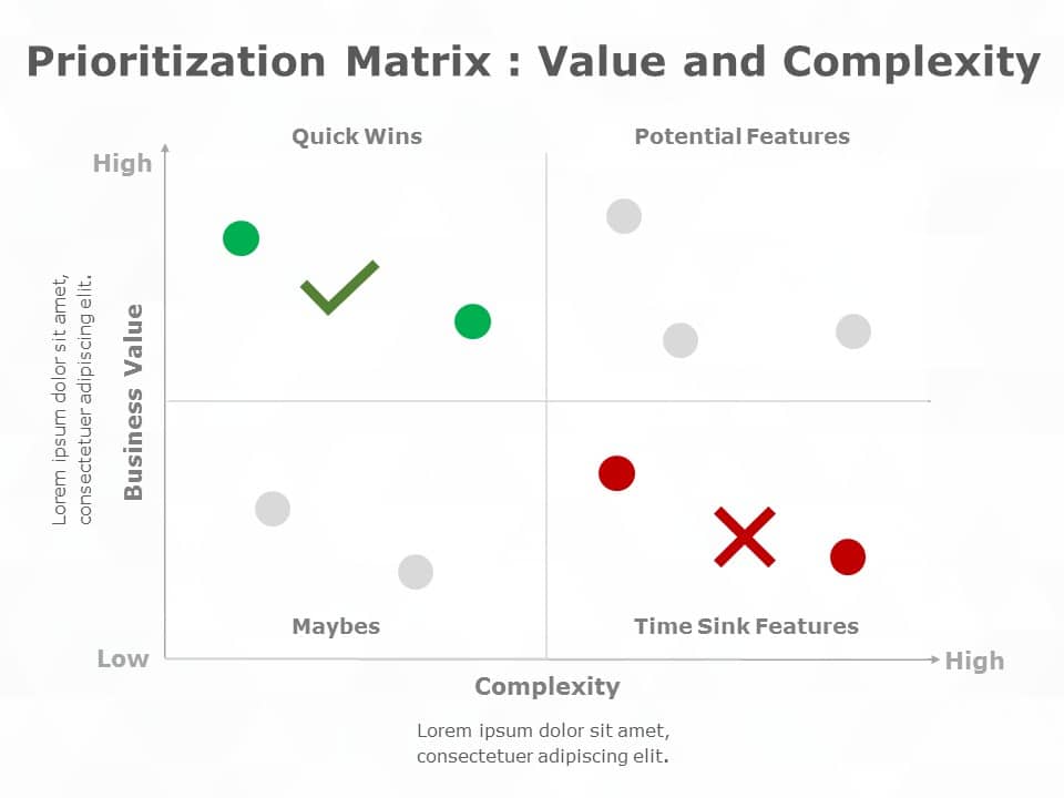 Prioritization Matrix 08 PowerPoint Template