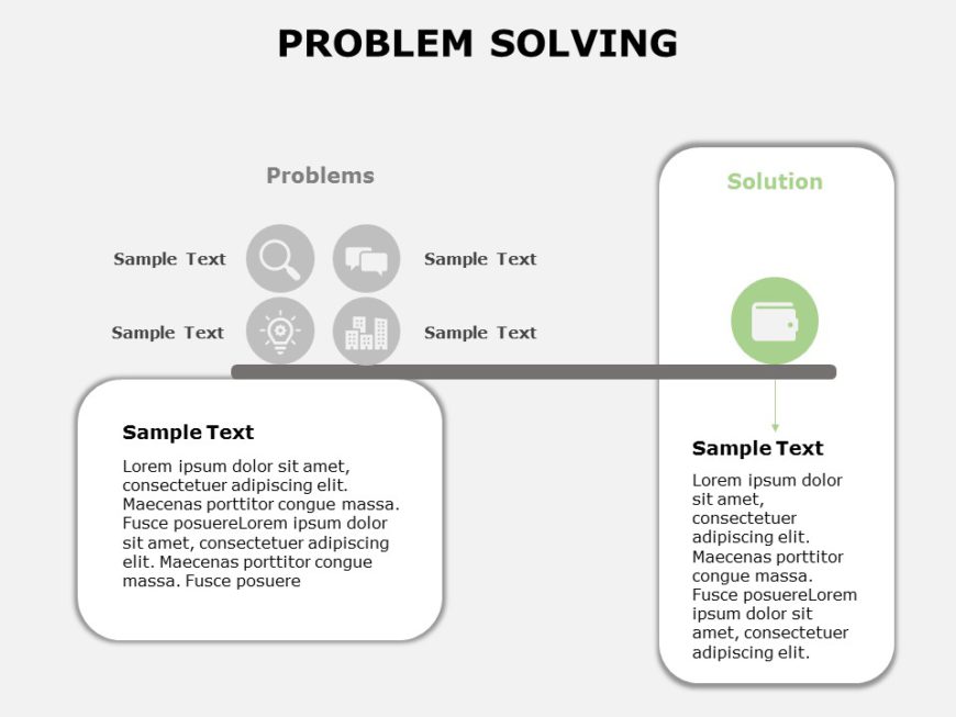 Problem Solving Approach PowerPoint Template | SlideUpLift