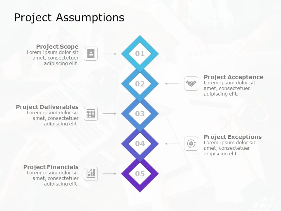 Project Assumptions 05 PowerPoint Template & Google Slides Theme
