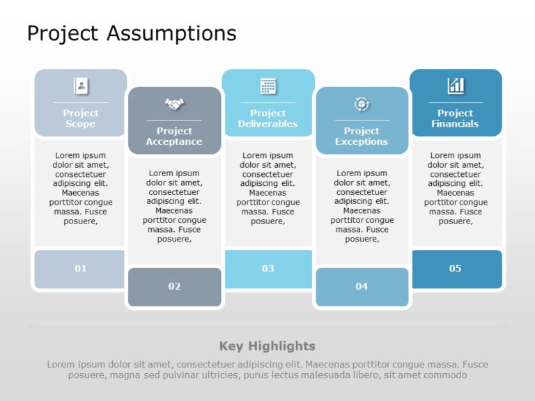 Project Assumptions 07 PowerPoint Template
