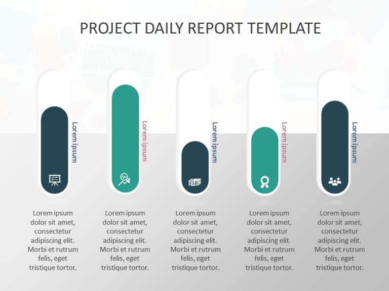 Project Daily Report PowerPoint Template