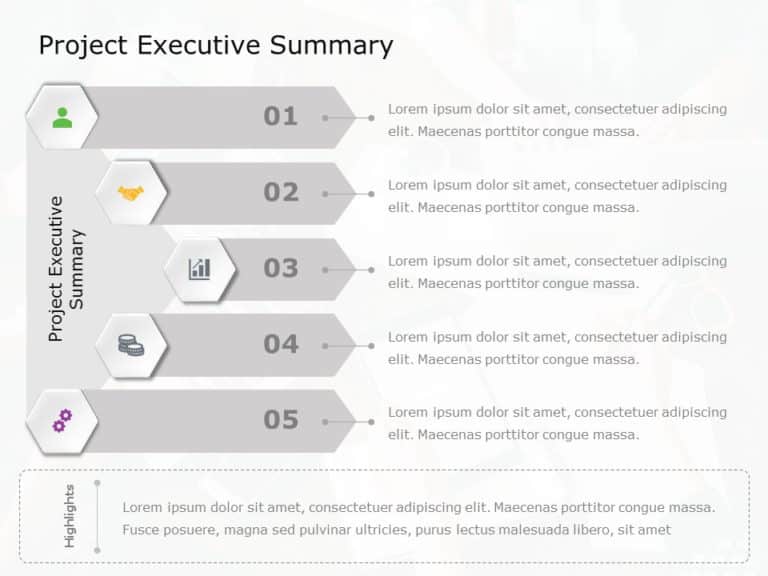 Project Executive Summary 02 PowerPoint Template & Google Slides Theme