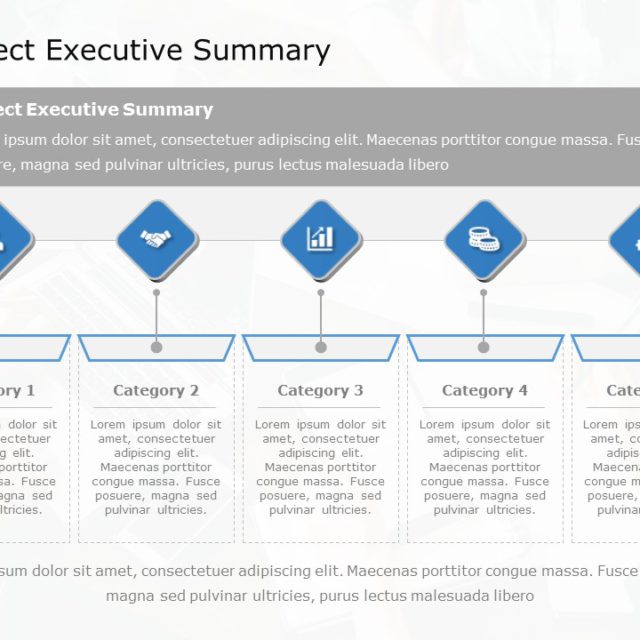 Project Executive Summary 02 PowerPoint Template