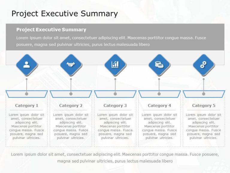 Project Executive Summary 05 PowerPoint Template