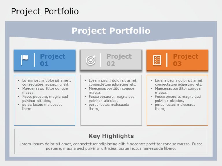 Project Portfolio PowerPoint Template 02 & Google Slides Theme