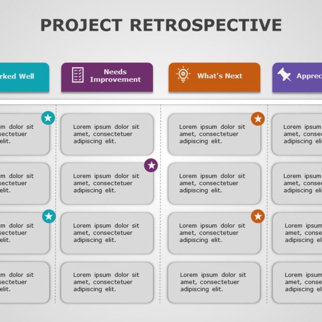 Project Retrospective 06 PowerPoint Template