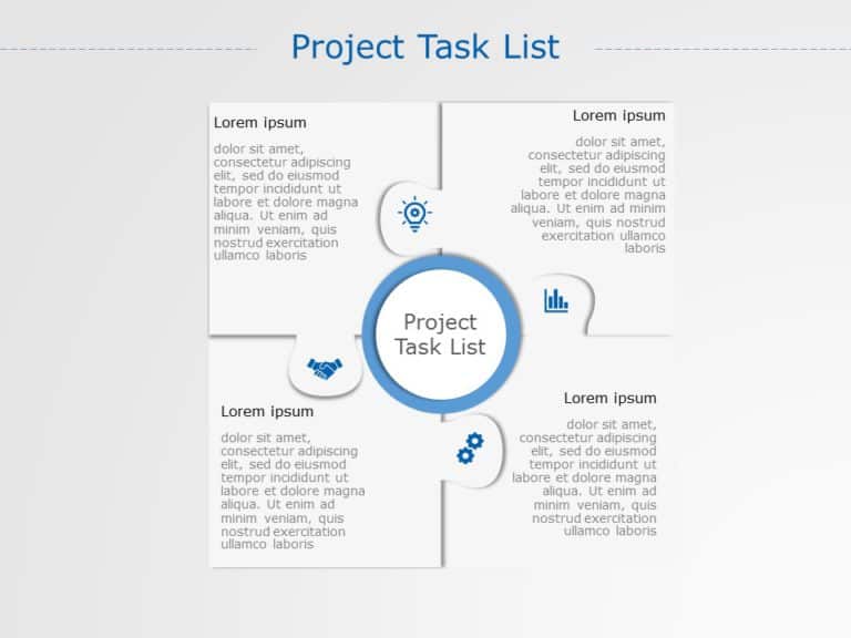 Project Task List 06 PowerPoint Template & Google Slides Theme