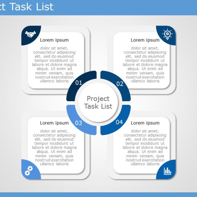 Animated Project Task List PowerPoint Template