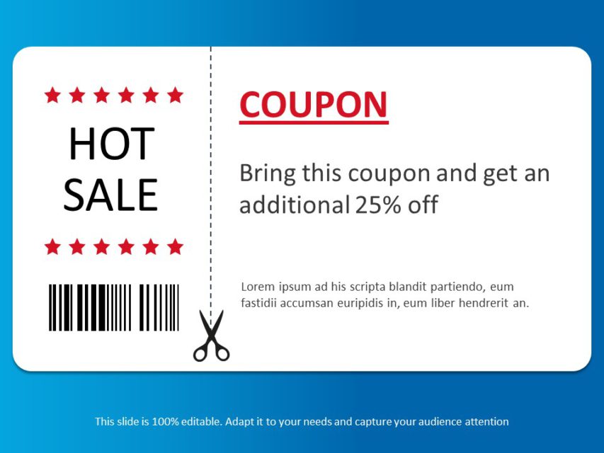 Editable Discount Code Templates For PowerPoint SlideUpLift