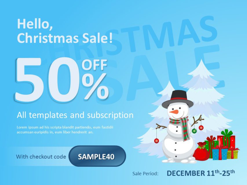 Editable Discount Code Templates For PowerPoint SlideUpLift