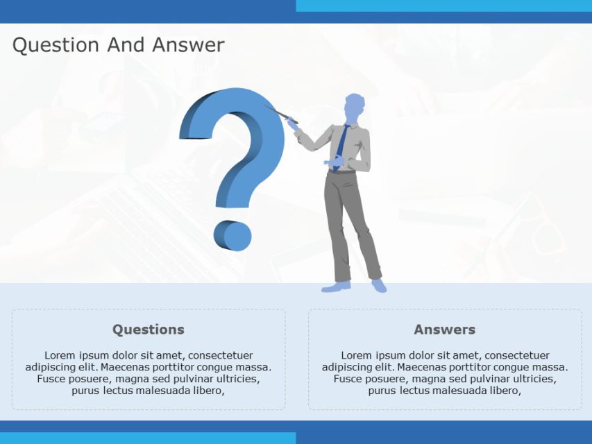 Free Question Answer PowerPoint Template Free PowerPoint Templates
