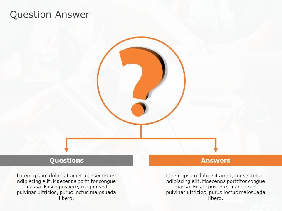 question powerpoint template