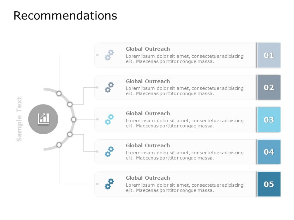 Recommendations 05 PowerPoint Template