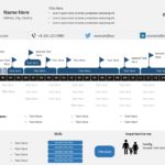 Resume Timeline Template for PowerPoint and Google Slides 05 Theme