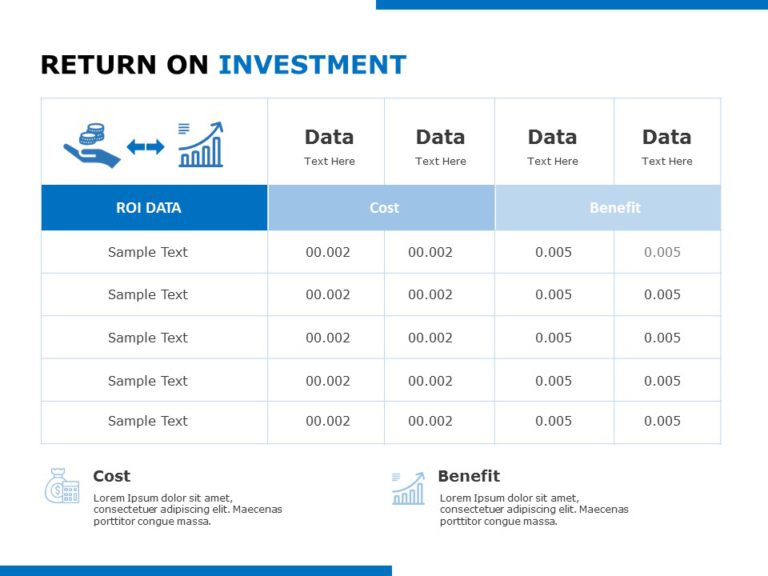 return on investment presentation template