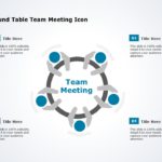 Round Table Conference 03 PowerPoint Template & Google Slides Theme
