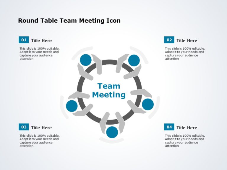 Round Table Conference 03 PowerPoint Template